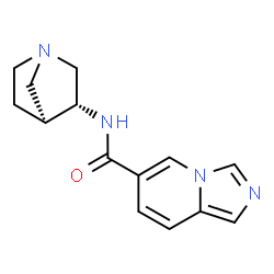 Imidazo[1,5-a]pyridine-6-carboxamide, N-(1R,3R,4S)-1-azabicyclo[2.2.1]hept- structure