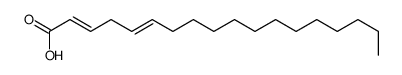 octadeca-2,5-dienoic acid Structure