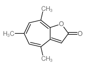 2H-Cyclohepta[b]furan-2-one,4,6,8-trimethyl- Structure