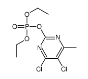 (4,5-dichloro-6-methylpyrimidin-2-yl) diethyl phosphate Structure