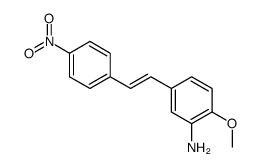 2-methoxy-5-[2-(4-nitrophenyl)ethenyl]aniline Structure