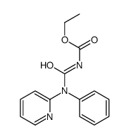 ethyl N-[phenyl(pyridin-2-yl)carbamoyl]carbamate Structure