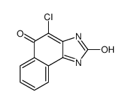 4-chloro-3H-benzo[e]benzimidazole-2,5-dione Structure