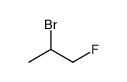 2-bromo-1-fluoropropane Structure