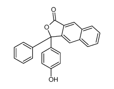 3-(4-hydroxyphenyl)-3-phenylbenzo[f][2]benzofuran-1-one Structure