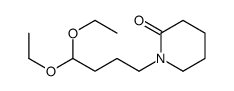 1-(4,4-diethoxybutyl)piperidin-2-one Structure