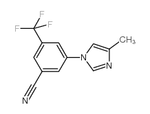 3-(4-甲基-1H-咪唑-1-基)-5-(三氟甲基)苯甲腈图片