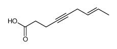 (E)-non-7-en-4-ynoic acid结构式