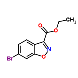 Ethyl 6-bromo-1,2-benzoxazole-3-carboxylate Structure