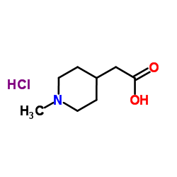 4-piperidineacetic acid, 1-methyl-,hydrochloride picture