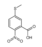 5-(METHYLTHIO)-2-NITROBENZOIC ACID structure