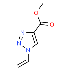 1H-1,2,3-Triazole-4-carboxylicacid,1-ethenyl-,methylester(9CI)结构式