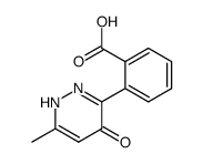 2-(6-methyl-4-oxo-1,4-dihydro-pyridazin-3-yl)-benzoic acid Structure