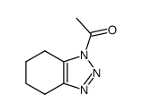 1-Acetyl-4,5,6,7-tetrahydro-1H-benzotriazol Structure