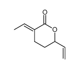 3-eth-(E)-ylidene-6-vinyl-tetrahydro-pyran-2-one Structure