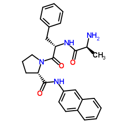 H-Ala-Phe-Pro-βNA · HCl Structure