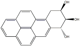 7,8,9,10-Tetrahydrobenzo[a]pyrene-7α,8β,9β-triol Structure