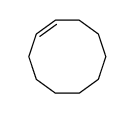 bicyclo[4.4.4]tetradec-5-ene结构式