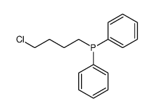 (4-chlorobutyl)diphenylphosphane结构式