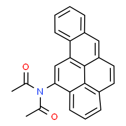 12-N,N-diacetylaminobenzo(a)pyrene structure