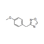3-(4-甲氧基苄基)-1,2,4-噁二唑结构式