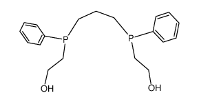 1,3-bis[(2-hydroxyethyl)(phenyl)phosphanyl]propane Structure