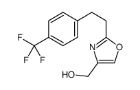 [2-[2-[4-(trifluoromethyl)phenyl]ethyl]-1,3-oxazol-4-yl]methanol Structure