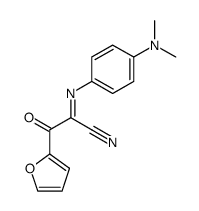 2-(4-dimethylamino-phenylimino)-3-furan-2-yl-3-oxo-propionitrile Structure