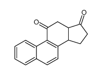 13,14,15,16-Hexahydrocyclopenta[a]phenanthrene-11,17(12H)-dione Structure