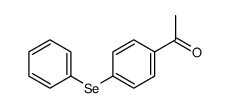 1-(4-phenylselanylphenyl)ethanone结构式