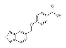 4-(BENZO[C][1,2,5]THIADIAZOL-5-YLMETHOXY)BENZOIC ACID结构式