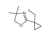 2-[1-(iodomethyl)cyclopropyl]-4,4-dimethyl-5H-1,3-oxazole Structure