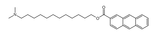 12-(dimethylamino)dodecyl anthracene-2-carboxylate Structure