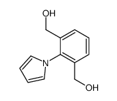 [3-(hydroxymethyl)-2-pyrrol-1-ylphenyl]methanol结构式