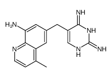 5-[(8-amino-4-methylquinolin-6-yl)methyl]pyrimidine-2,4-diamine Structure