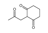 2-(2-oxopropyl)cyclohexane-1,3-dione Structure