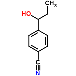 4-(1-Hydroxypropyl)benzonitrile Structure