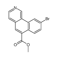 methyl 9-bromobenzo[h]isoquinoline-6-carboxylate Structure