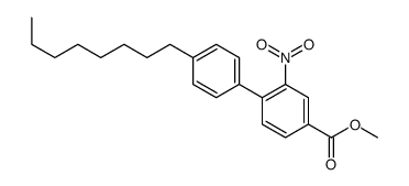 methyl 3-nitro-4-(4-octylphenyl)benzoate结构式