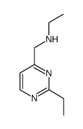 Ethyl-(2-ethyl-pyrimidin-4-ylmethyl)-amine Structure