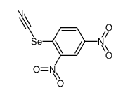 2,4-dinitrophenyl selenocyanate结构式