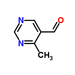 4-甲基嘧啶-5-甲醛结构式