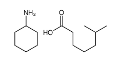 isooctanoic acid, compound with cyclohexylamine (1:1)结构式