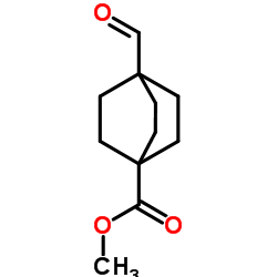 Methyl 4-formylbicyclo[2.2.2]octane-1-carboxylate Structure