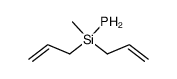 methyl-diallylsilyl-phosphin Structure