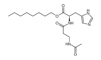 acetyl-D-carnosine octyl ester Structure