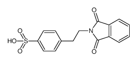 4-[2-(1,3-dioxo-1,3-dihydroisoindol-2-yl)ethyl]benzenesulfonic acid Structure