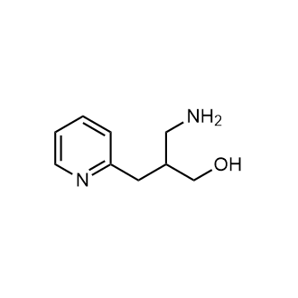 3-Amino-2-(pyridin-2-ylmethyl)propan-1-ol Structure