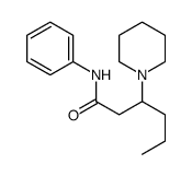 N-phenyl-3-piperidin-1-ylhexanamide Structure