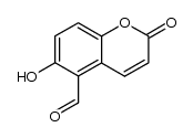 5-formyl-6-hydroxycoumarin Structure